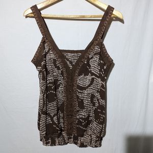 Vintage Arden B 100% Silk Tank